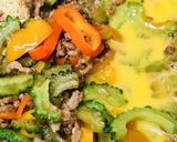 豚ひき肉の味噌炒め●ゴーヤーチャンプルー作り方4写真