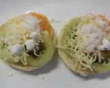 みかんとキウイのチーズトースト作り方3写真