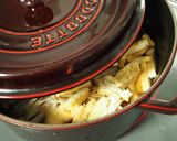 Staub de ごぼうご飯☆炊飯器OK作り方6写真