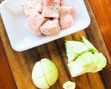 20分☆豚バラブロックのビール煮!作り方1写真
