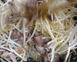 簡単！砂肝(ずり)とモヤシのにんにく炒め作り方3写真