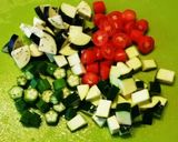 超簡単　夏野菜のコンソメスープ作り方2写真