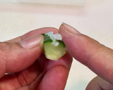 寿司型・模様巻き(カエル2個だけ弁当用)作り方5写真