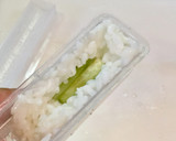 寿司型・模様巻き(カエル2個だけ弁当用)作り方9写真