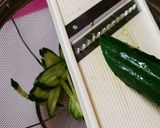 生ハムときゅうりの一口サラダ作り方1写真