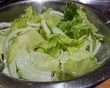 とある焼き肉店の山盛りサラダ風作り方1写真