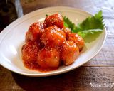レンジで簡単！酢鶏作り方7写真