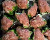 ピーマンの肉詰め 照り焼き味作り方5写真