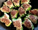 ピーマンの肉詰め 照り焼き味作り方8写真