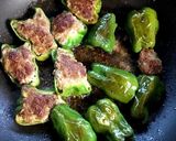 ピーマンの肉詰め 照り焼き味作り方9写真