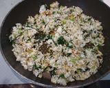 小松菜の菜飯&炒飯作り方5写真
