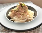 簡単★納豆と海苔のお月見まぜうどん作り方5写真