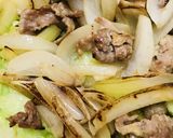 豚肉の塩だし炒め●納豆＆レタスサラダ添え作り方2写真