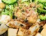 竹輪＆厚揚げの目玉焼ゴーヤーチャンプルー作り方3写真