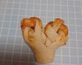 三つ編みハートちくわ♡ハートのおかず作り方5写真