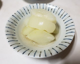 夕顔のそぼろ餡掛け♪作り方3写真