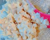 朝食に！ツナ卵のカレーマヨ トースト作り方3写真