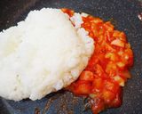 和風クラムチャウダーのクリームオムライス作り方5写真