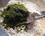 大納言かのこ入り☆ふわふわ抹茶蒸しパン作り方4写真