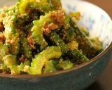 電子レンジで！ゴーヤーの鰹節入り胡麻和え作り方4写真