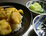 コロコロかしわ天丼作り方2写真