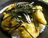 コロコロかしわ天丼作り方3写真