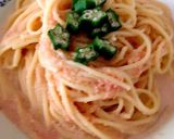 明太子(イカ)パスタ〜超簡単混ぜるだけ作り方4写真