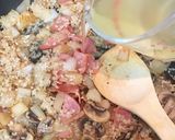 きのことベーコンとチーズのリゾット作り方3写真