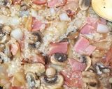 きのことベーコンとチーズのリゾット作り方4写真