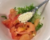 トマトセロリ黒胡椒、レンジでスープ作り方2写真