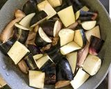 【常備菜】とろとろ茄子の鶏炊き作り方4写真