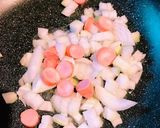手抜きハンバーグケチャップライスドリア作り方1写真