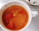 マクロビ☆豆乳チーズの冷製トマトスープ作り方6写真