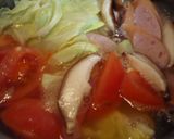 野菜たっぷり中華風ピリ辛スープ☆作り方2写真