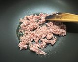 豚のひき肉ともやしのピリ辛炒め作り方3写真