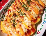 じゃがいものチーズ焼きwithイカの塩辛作り方3写真