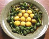 山菜みずの実とひたし豆のワサビ醤油漬け作り方5写真