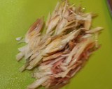 やみつき！ミョウガとしらすのごま油あえ作り方1写真
