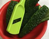 ゴーヤとツナと塩昆布のぶっ掛け素麺作り方1写真