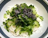 ゴーヤとツナと塩昆布のぶっ掛け素麺作り方4写真