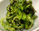 簡単！時短！生で食べるゴーヤの塩昆布和え作り方5写真