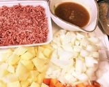 ご飯がすすむ!大豆とゴロゴロ野菜の味噌煮作り方1写真