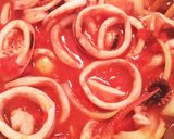 イカのトマト煮込み作り方5写真