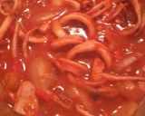 イカのトマト煮込み作り方6写真