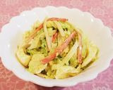 レタス卵カニカマのカレー風味サラダ♡作り方3写真
