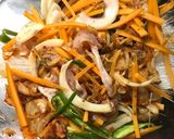 電子レンジでキムチと鶏肉でチャプチェ作り方6写真