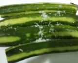 レモンと昆布茶できゅうりの一本漬け作り方2写真