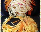 さつま芋と人参の金平♪やさしい食感と味♪作り方3写真