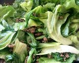 野菜を食べよう！レタスのひき肉炒め作り方6写真