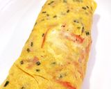 赤緑黄♫お弁当の彩り卵焼き作り方3写真